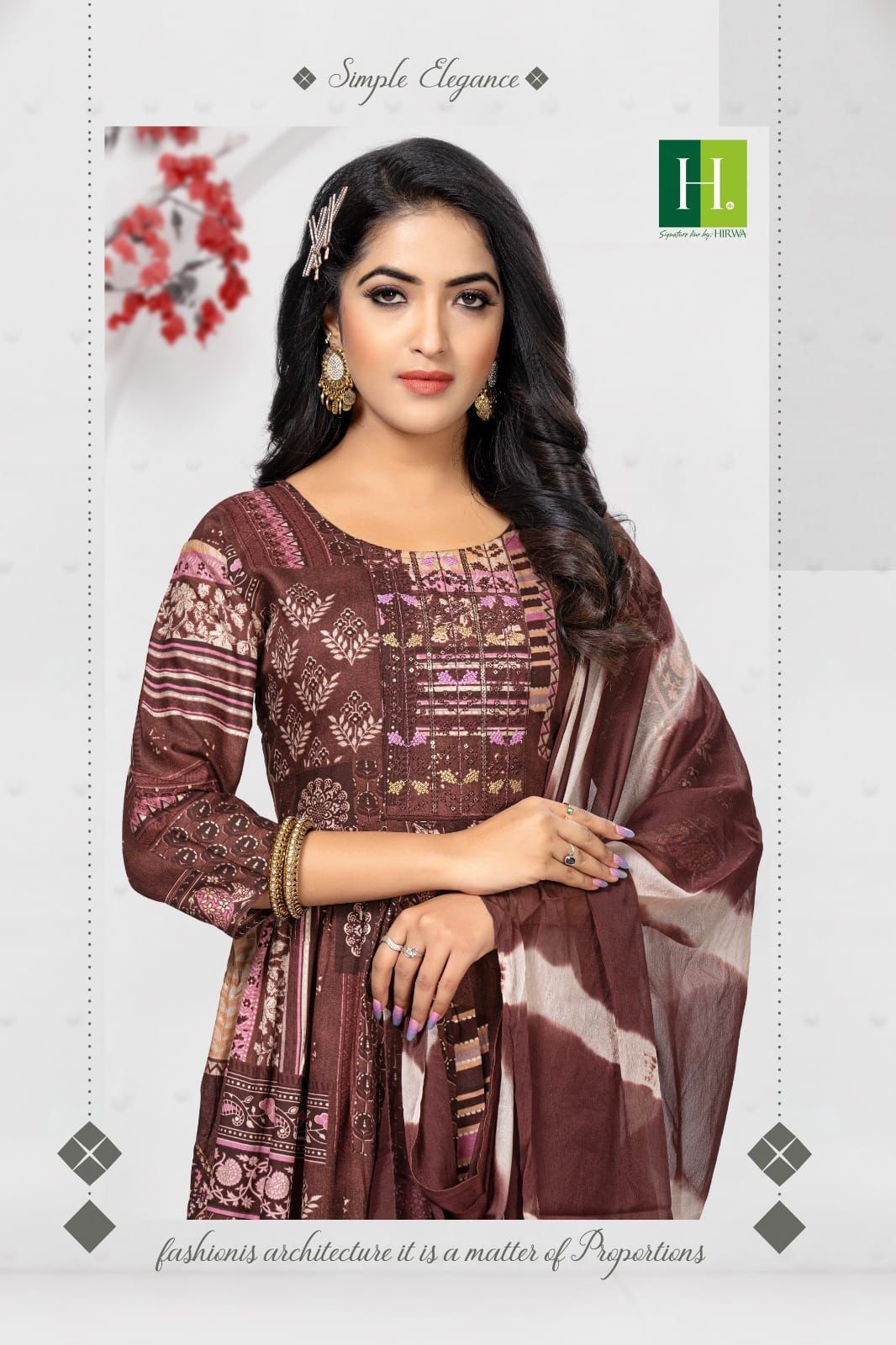 Hirwa Kanak Rayon Kurti With Bottom Dupatta Catalog
